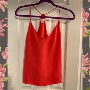 J.Crew Red Sleeveless Thin Strap Top Size 4